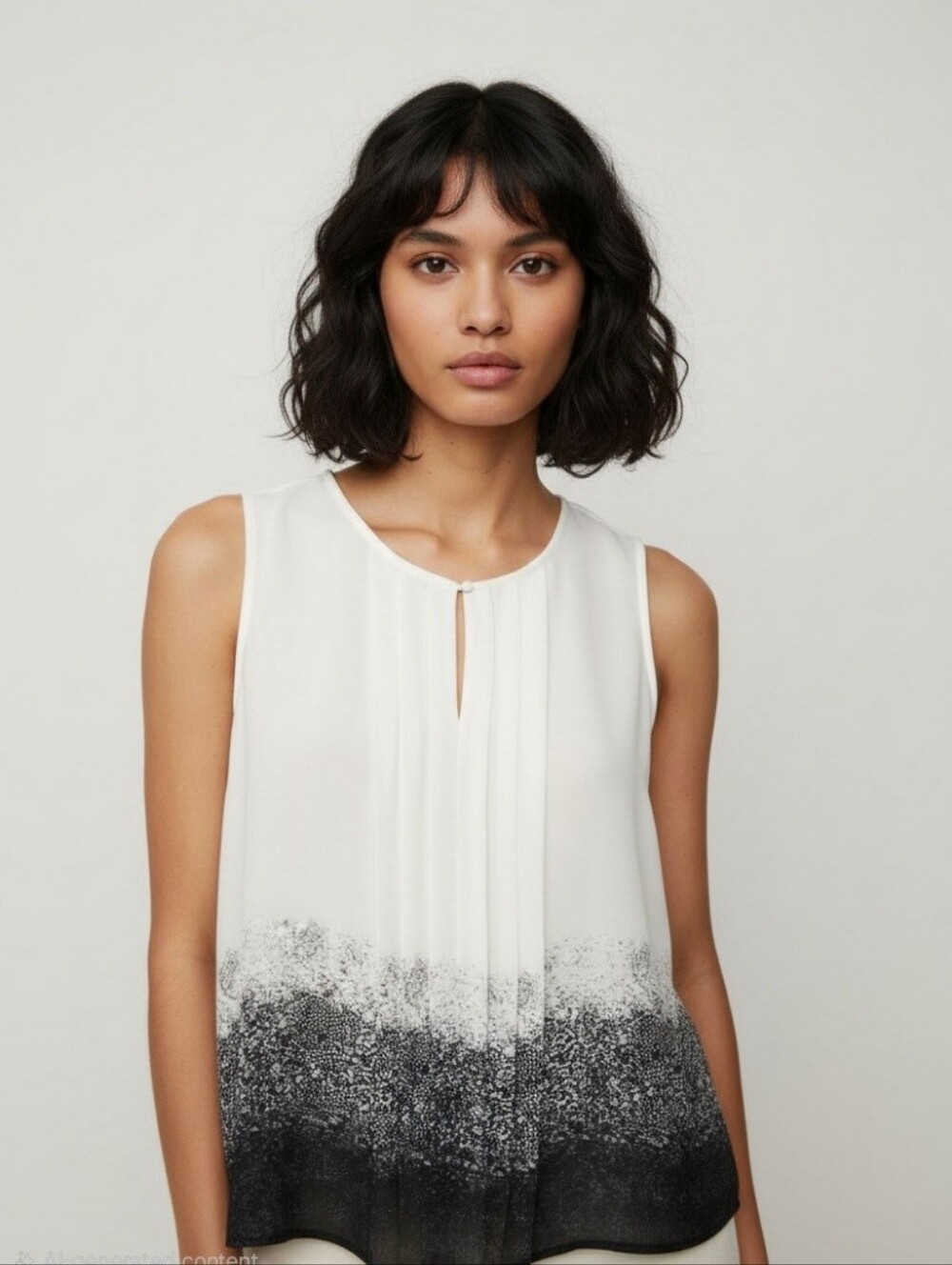 Banana Republic Ombre pleated top. Size M